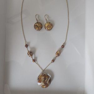 Venetiaurum Linea Italia Glass Necklace & Earrings